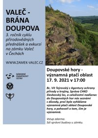 obrázek k akci Doupovské hory - významná ptačí oblast, přednáška - Bc. Vít Tejrovský